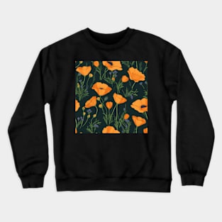 California Poppies Crewneck Sweatshirt